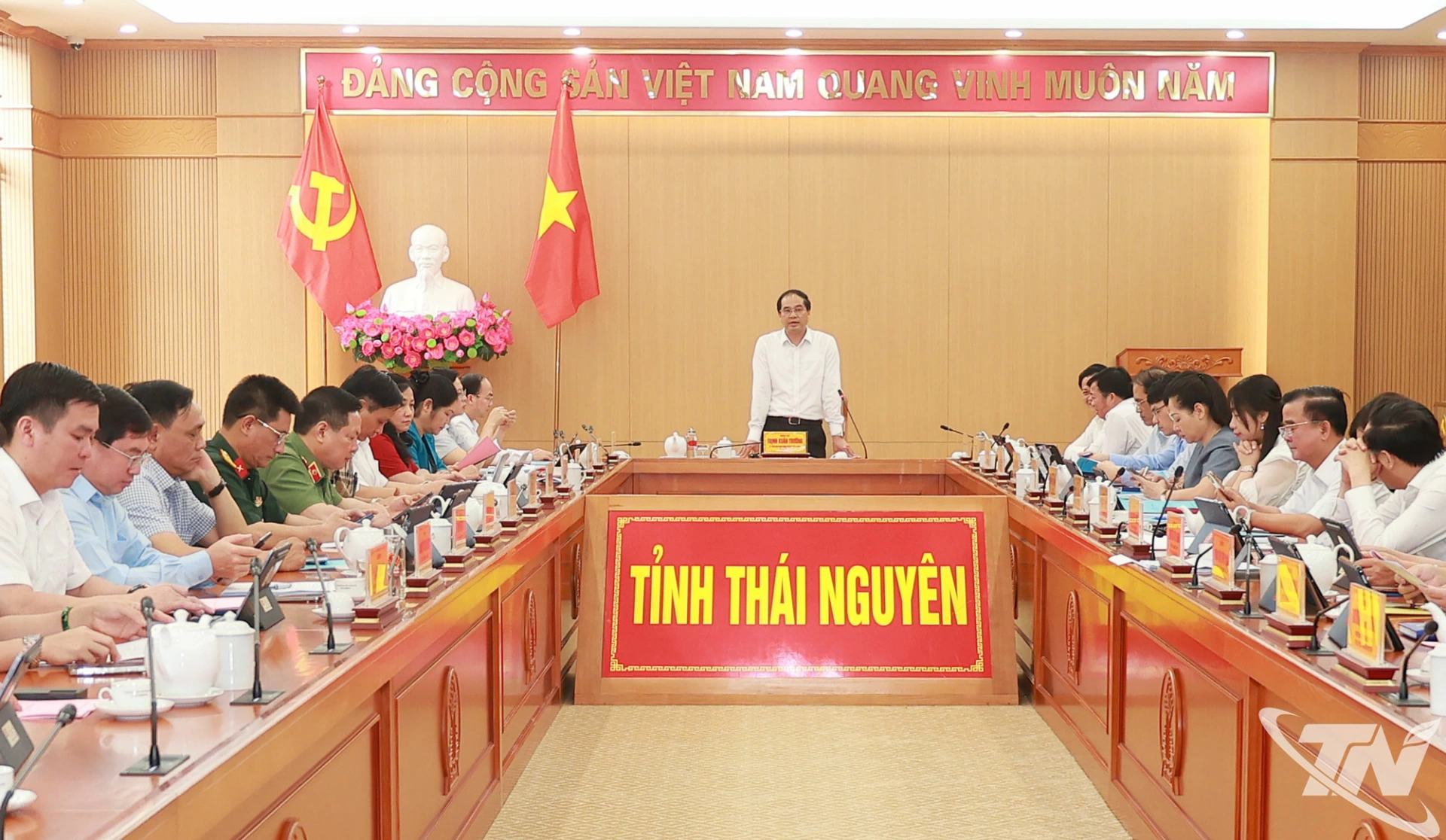 Đồng chí Bí thư Tỉnh ủy Trịnh Xuân Trường chủ trì các hội nghị Ban Thường vụ, Ban Chấp hành Đảng bộ tỉnh về công tác cán bộ.