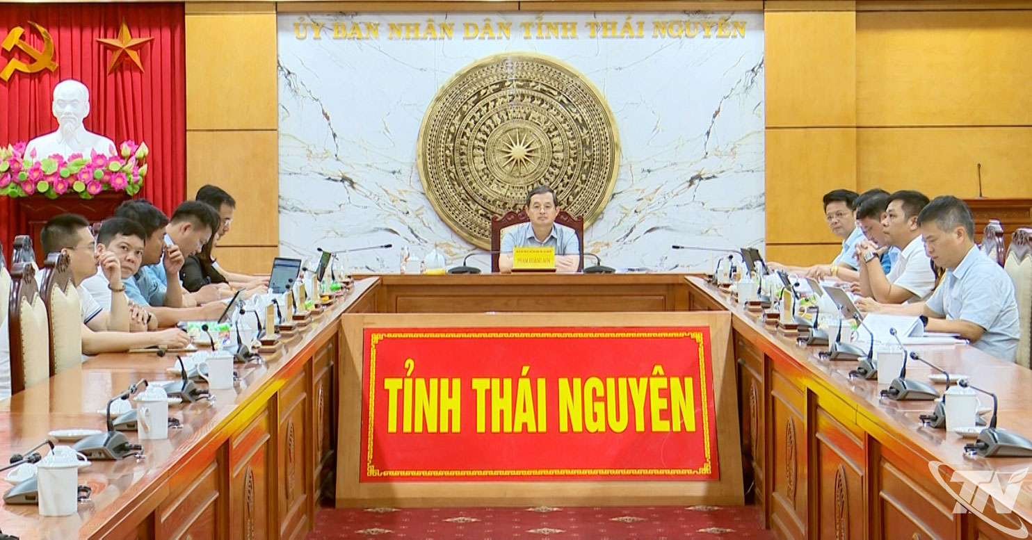 Dự Hội nghị tại điểm cầu Thái Nguyên có đồng chí Phạm Hoàng Sơn, Phó Bí thư Tỉnh ủy, Chủ tịch UBND tỉnh; đại diện các sở, ngành liên quan.