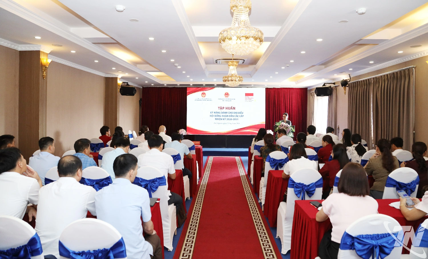 Quang cảnh lớp tập huấn.