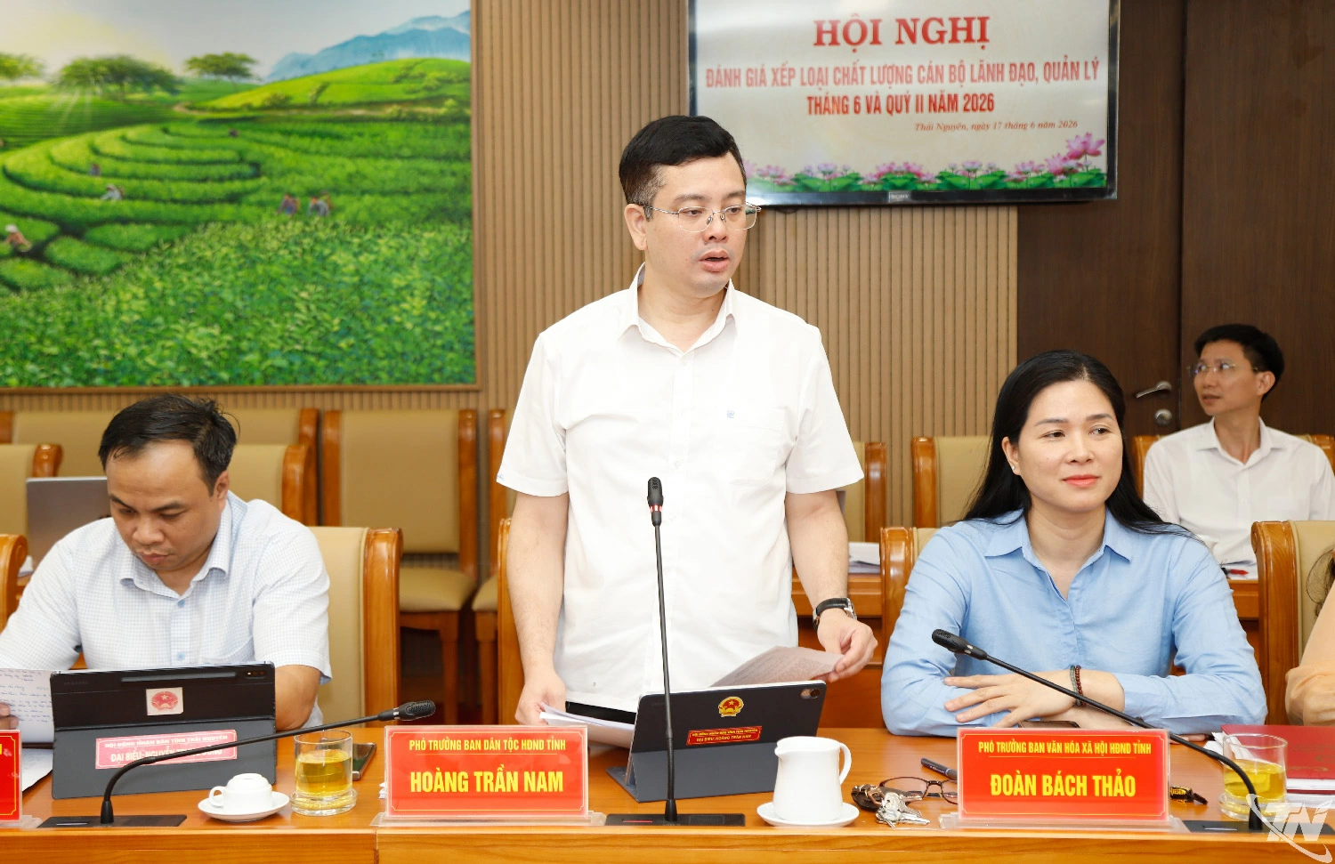 Đại biểu phát biểu tại Hội nghị.