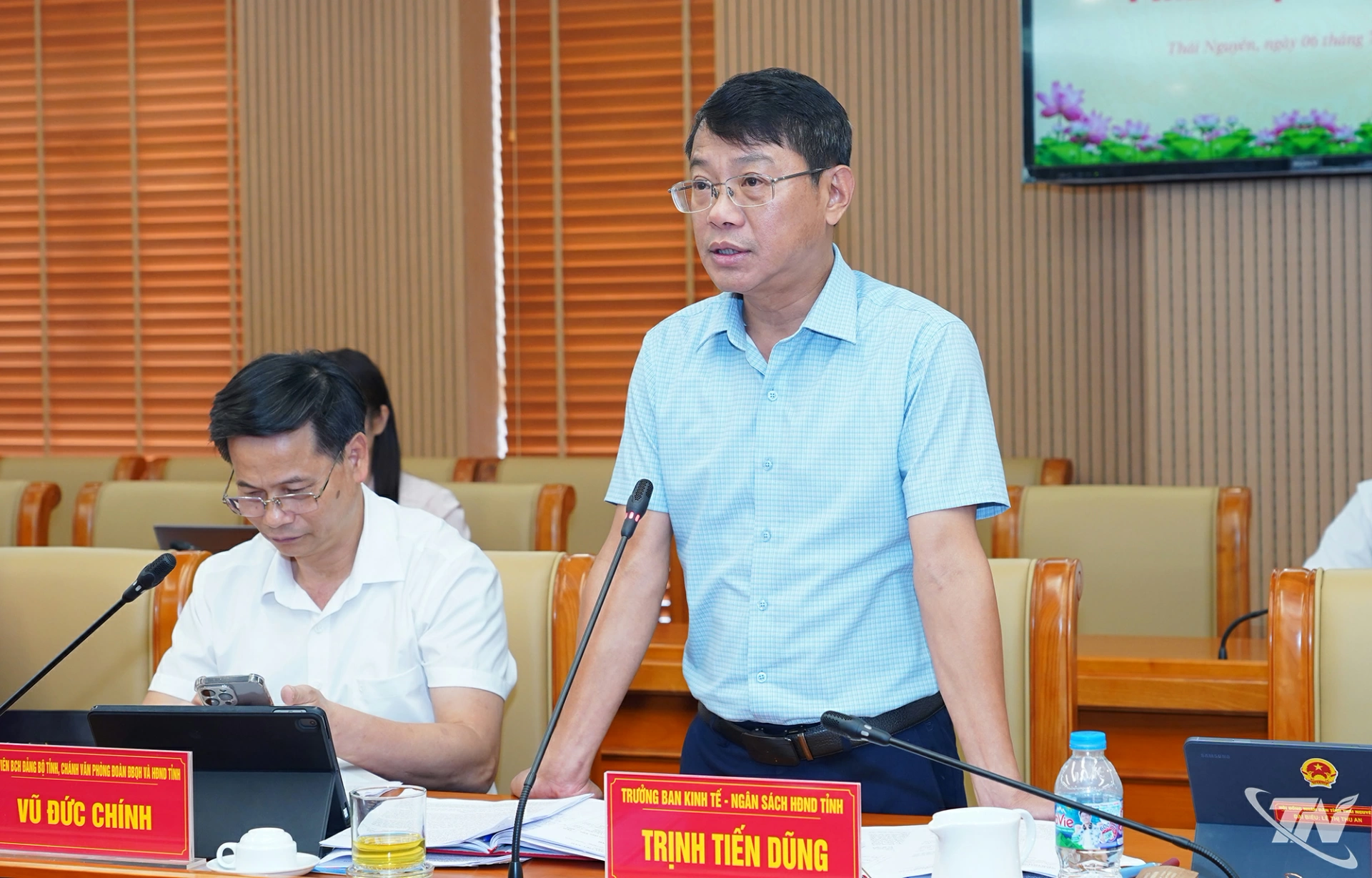 Lãnh đạo các Ban HĐND tỉnh phát biểu tại hội nghị.