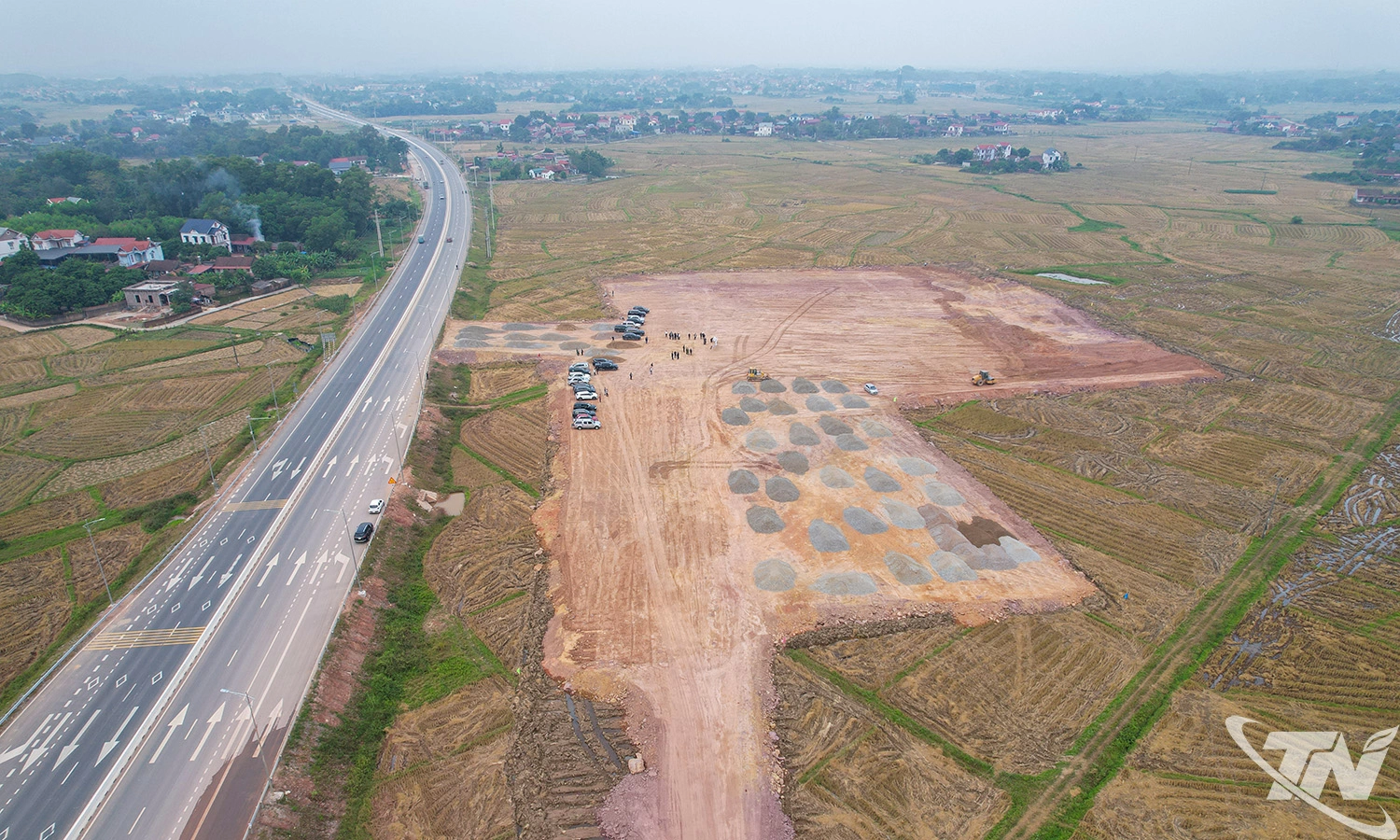 Khu vực triển khai Dự án KCN Phú Bình.