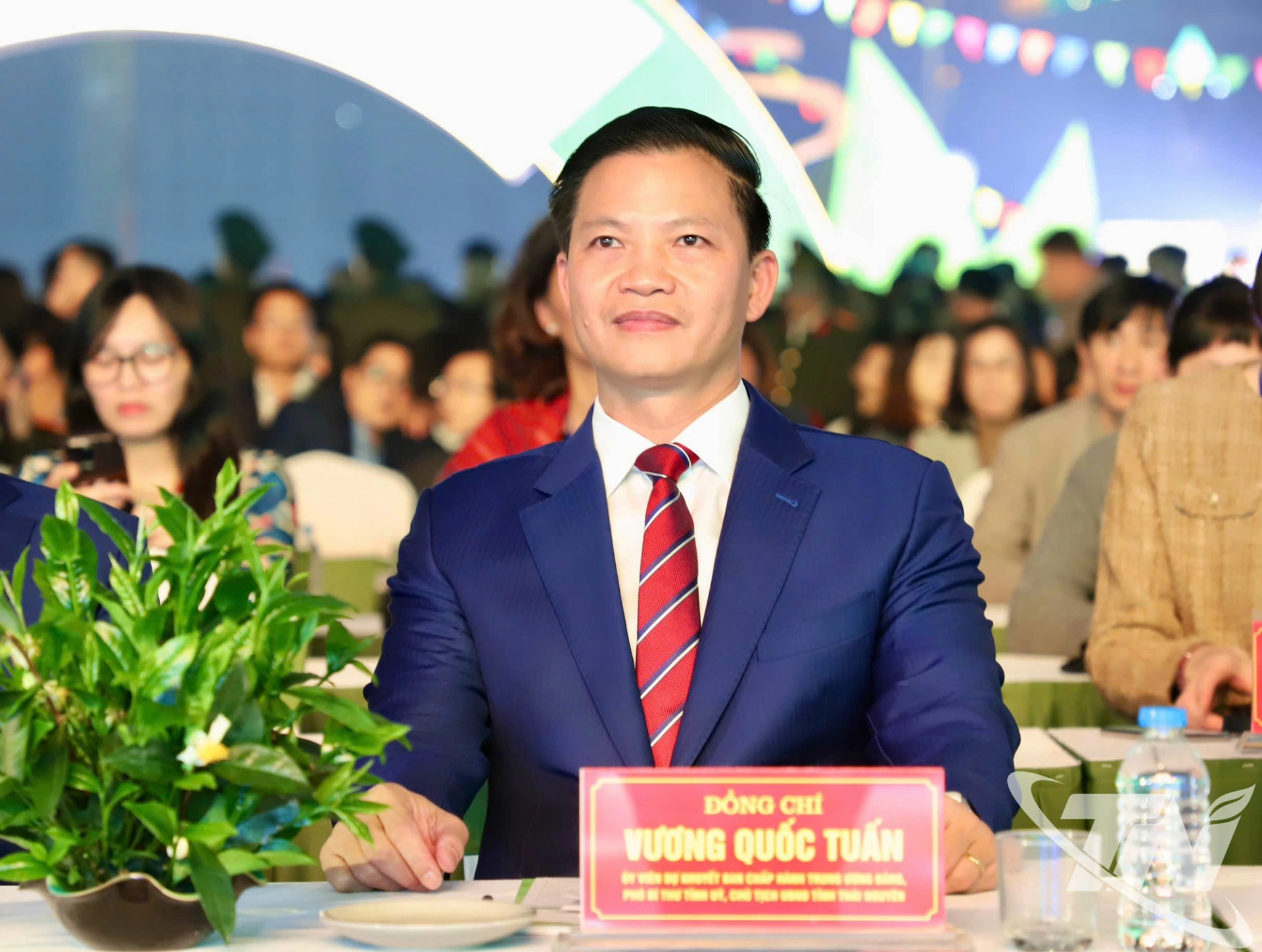 Đồng ch&iacute; Chủ tịch UBND tỉnh Th&aacute;i Nguy&ecirc;n Vương Quốc Tuấn tại Lễ khai mạc.