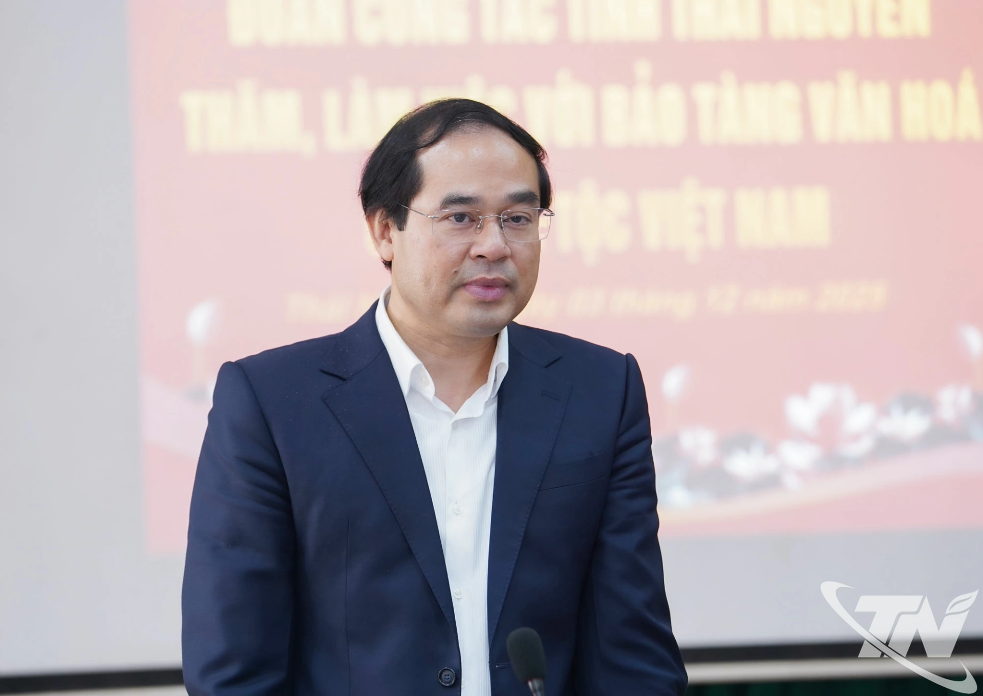 Đồng chí Bí thư Tỉnh ủy Thái Nguyên Trịnh Xuân Trường phát biểu tại buổi làm việc.