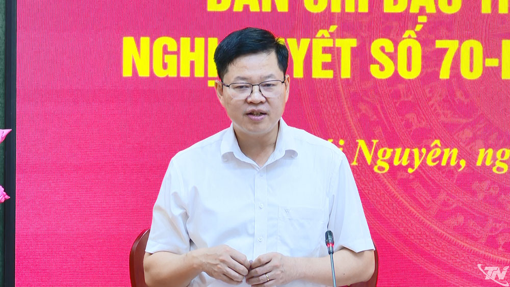 Đồng chí Trưởng Ban Chỉ đạo tỉnh đề nghị
