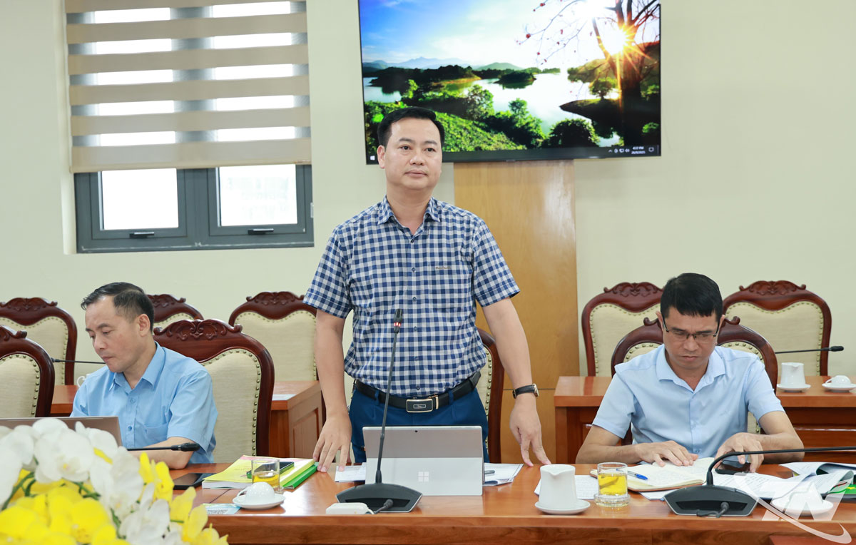 Các đại biểu phát biểu tại Hội nghị.