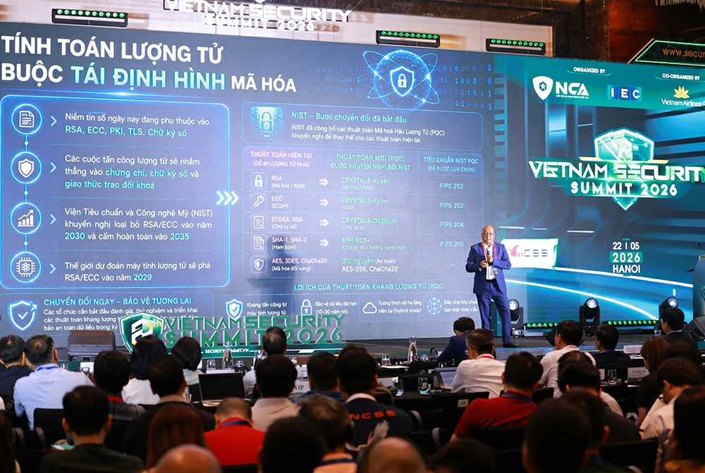 Phiên thảo luận chính tại Vietnam Security Summit 2026. Ảnh: T.B