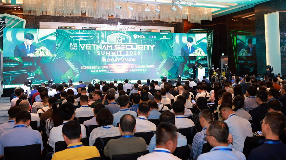 Quang cảnh phiên khai mạc Vietnam Security Summit 2026. Ảnh: T.B