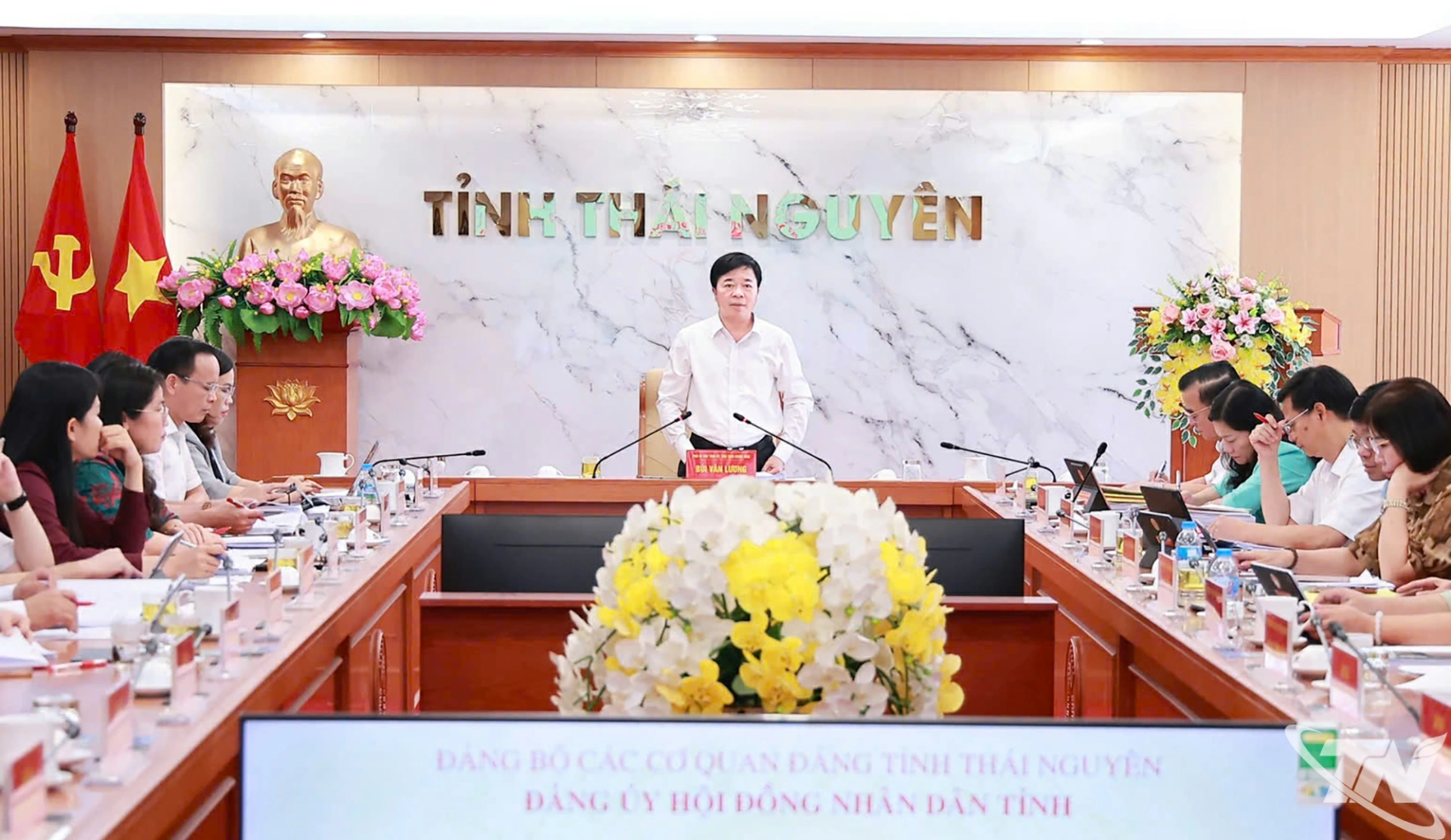 Quan cảnh Hội nghị.