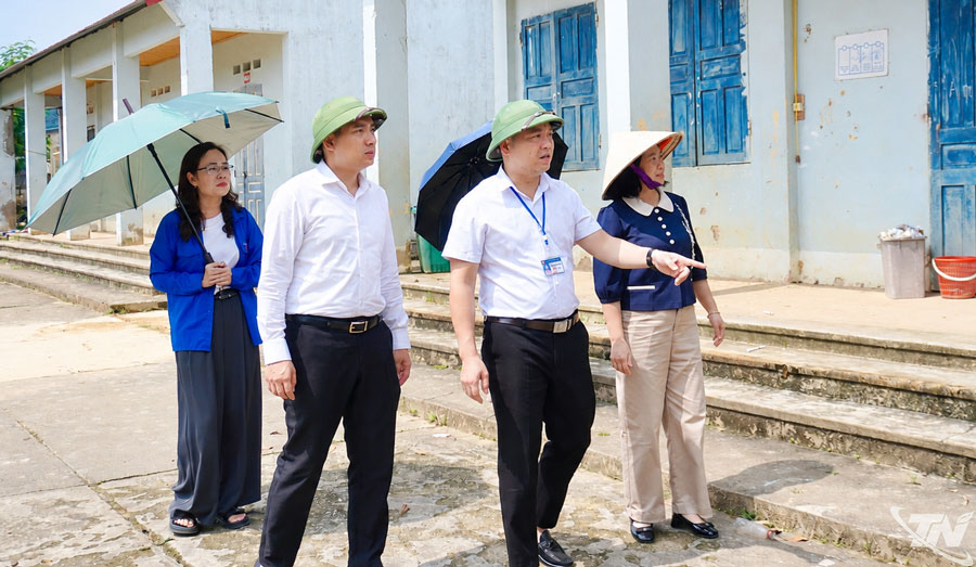 Khảo sát thực tế tại trường Trường PTDTBT Tiểu học và THCS Xuân Dương.