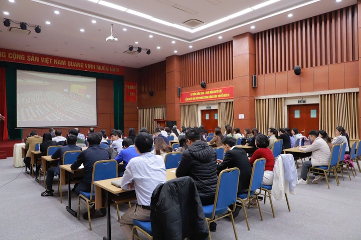 Bộ Khoa học và Công nghệ học tập, quán triệt và triển khai Nghị quyết Đại hội XIV của Đảng- Ảnh 3.