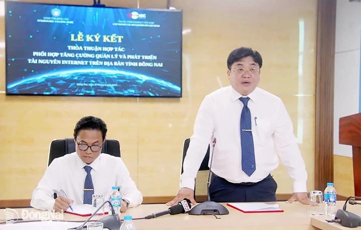 VNNIC ký kết hợp tác với Sở KH&CN Đồng Nai tăng cường quản lý, phát triển tài nguyên Internet: Đặt nền móng cho hạ tầng số hiện đại, kết nối tương lai - Ảnh 2.