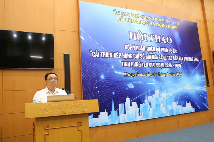 Góp ý hoàn thiện Đề án nâng cao Chỉ số đổi mới sáng tạo cấp địa phương tỉnh Hưng Yên - Ảnh 2.