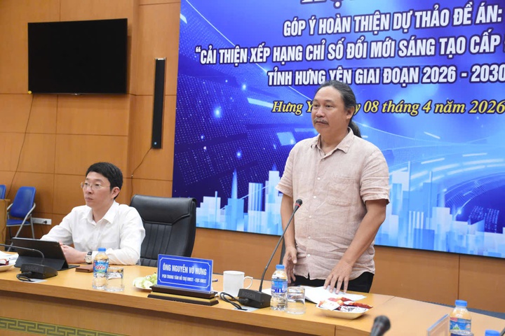 Góp ý hoàn thiện Đề án nâng cao Chỉ số đổi mới sáng tạo cấp địa phương tỉnh Hưng Yên - Ảnh 3.