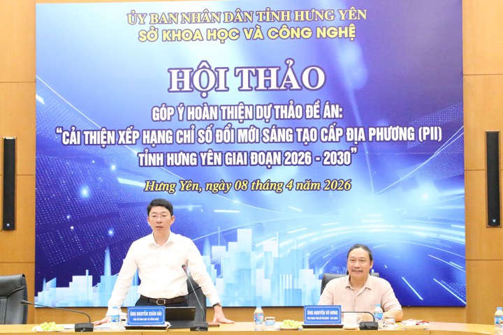Góp ý hoàn thiện Đề án nâng cao Chỉ số đổi mới sáng tạo cấp địa phương tỉnh Hưng Yên - Ảnh 1.