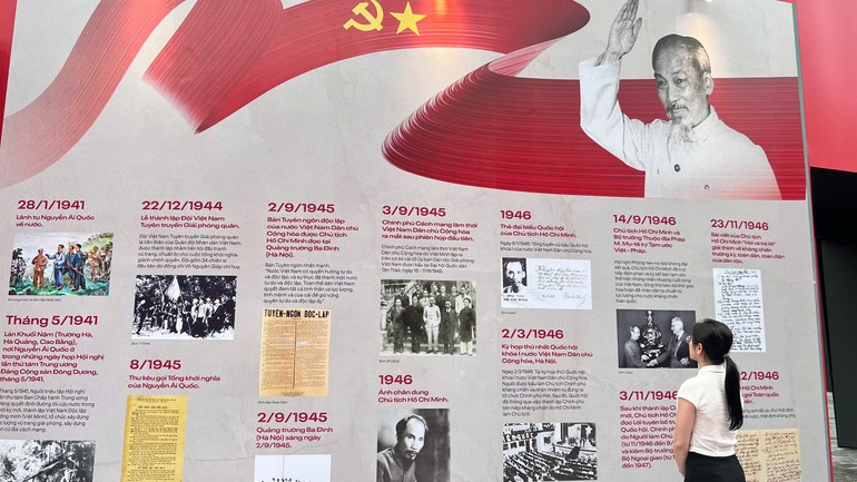 Hình ảnh một phân khu tại Triển lãm.