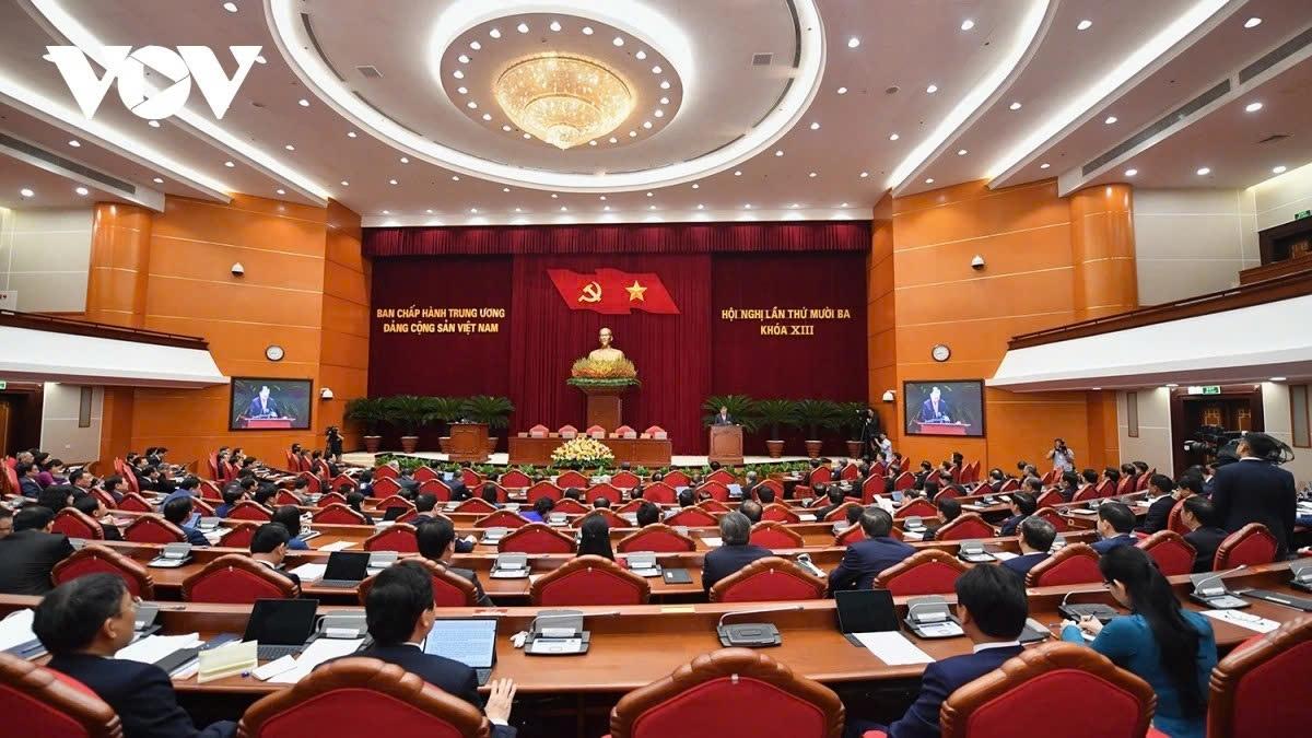 Toàn cảnh Hội nghị Trung ương 13 (khóa XIII)