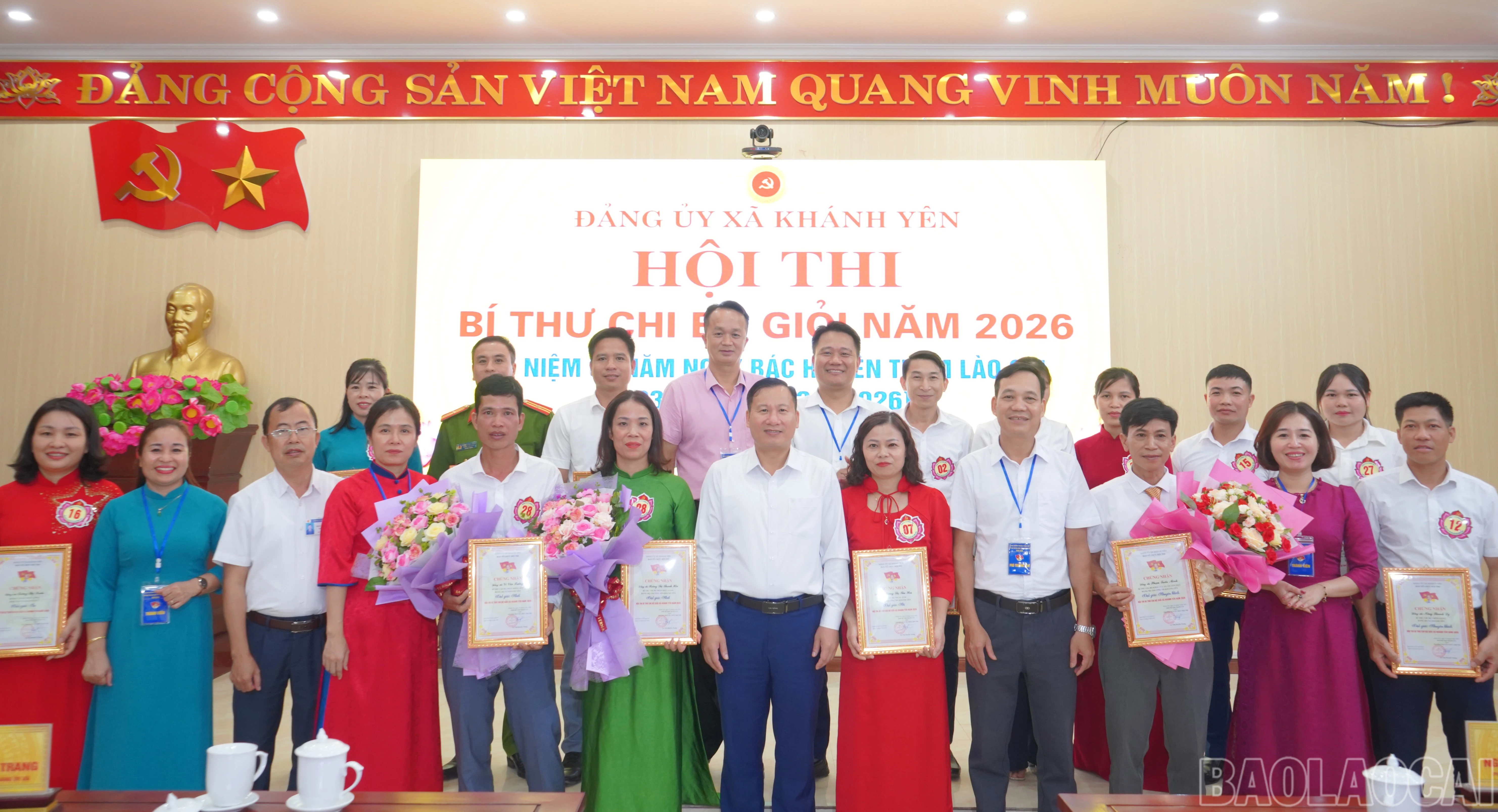 (Tin ghép) Lào Cai: Các địa phương tổ chức Hội thi Bí thư chi bộ giỏi năm 2026