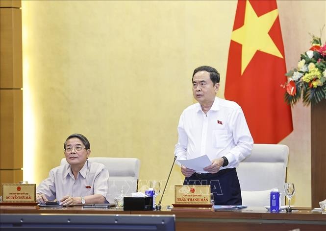 Chủ tịch Quốc hội Trần Thanh Mẫn phát biểu bế mạc Phiên họp.