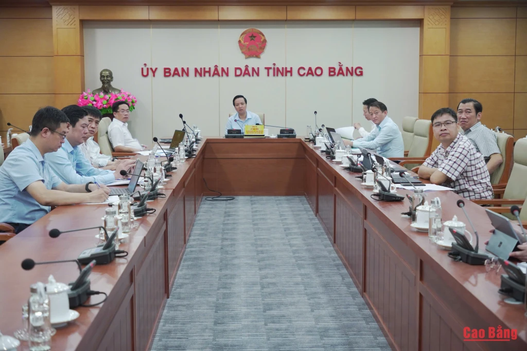 Các đại biểu dự buổi làm việc.