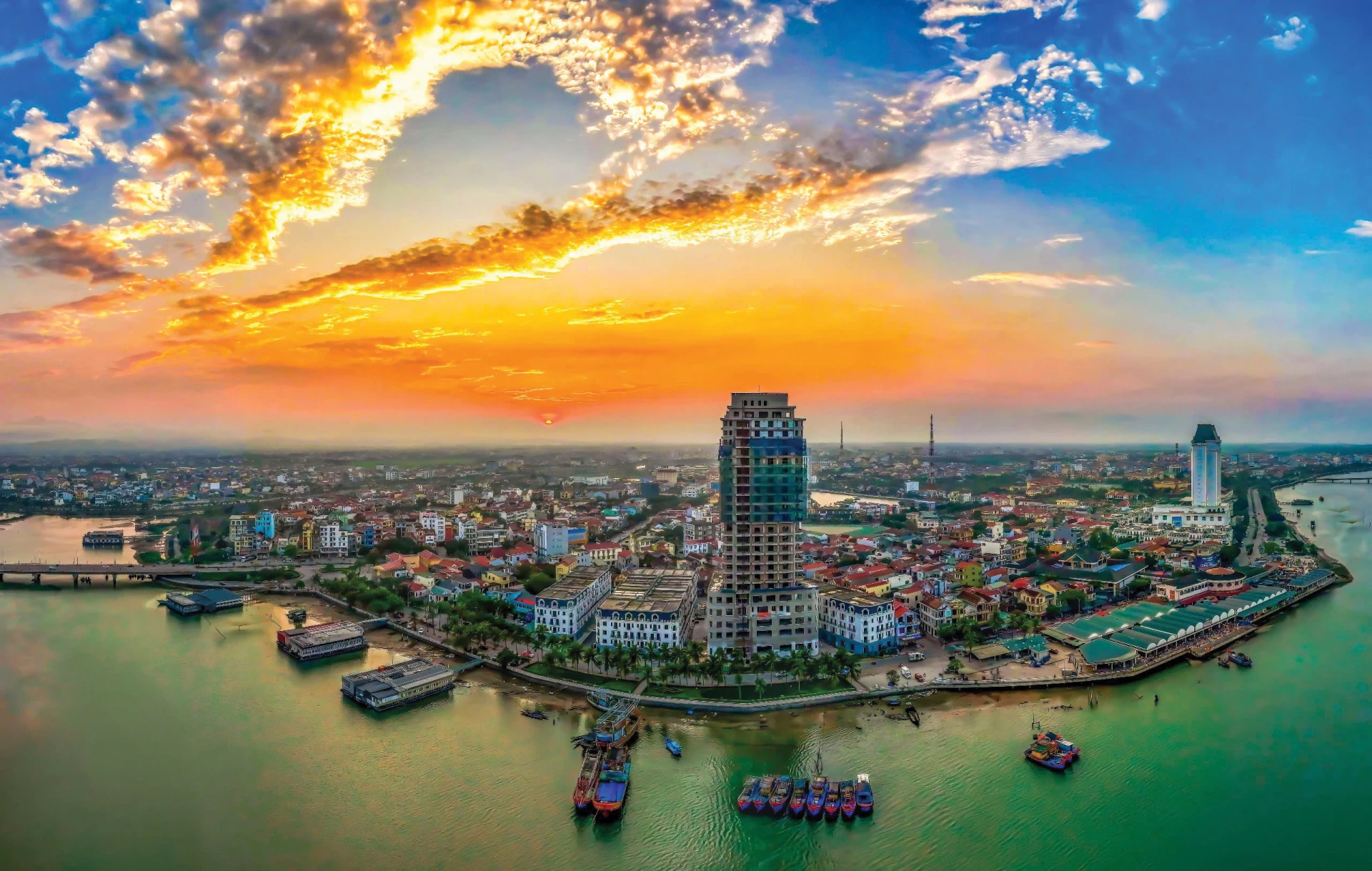 Phường Đồng Hới, trung tâm hành chính mới của tỉnh Quảng Trị -Ảnh: ĐỨC THÀNH