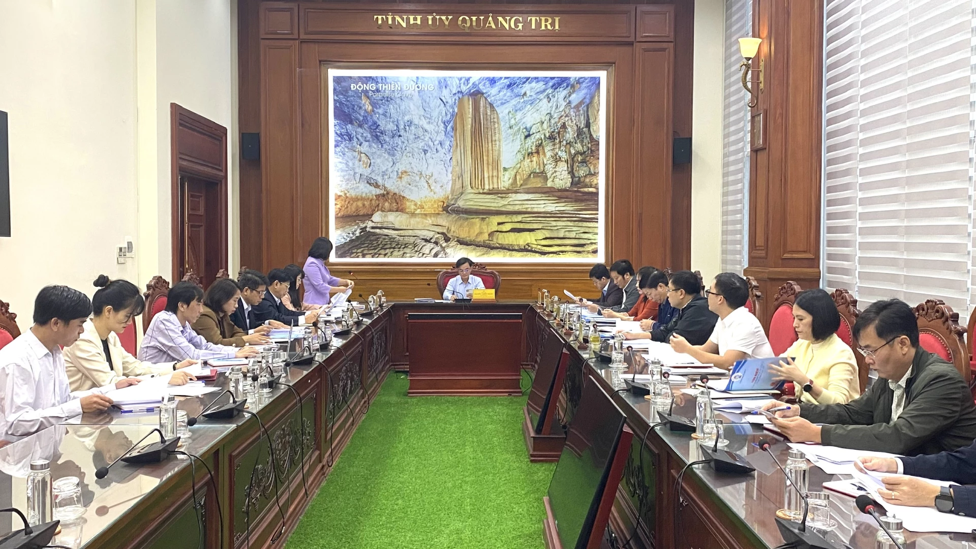 Quang cảnh buổi làm việc - Ảnh: NL