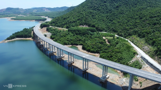 Cao tốc Vũng Áng - Bùng. Ảnh: Đắc Thành