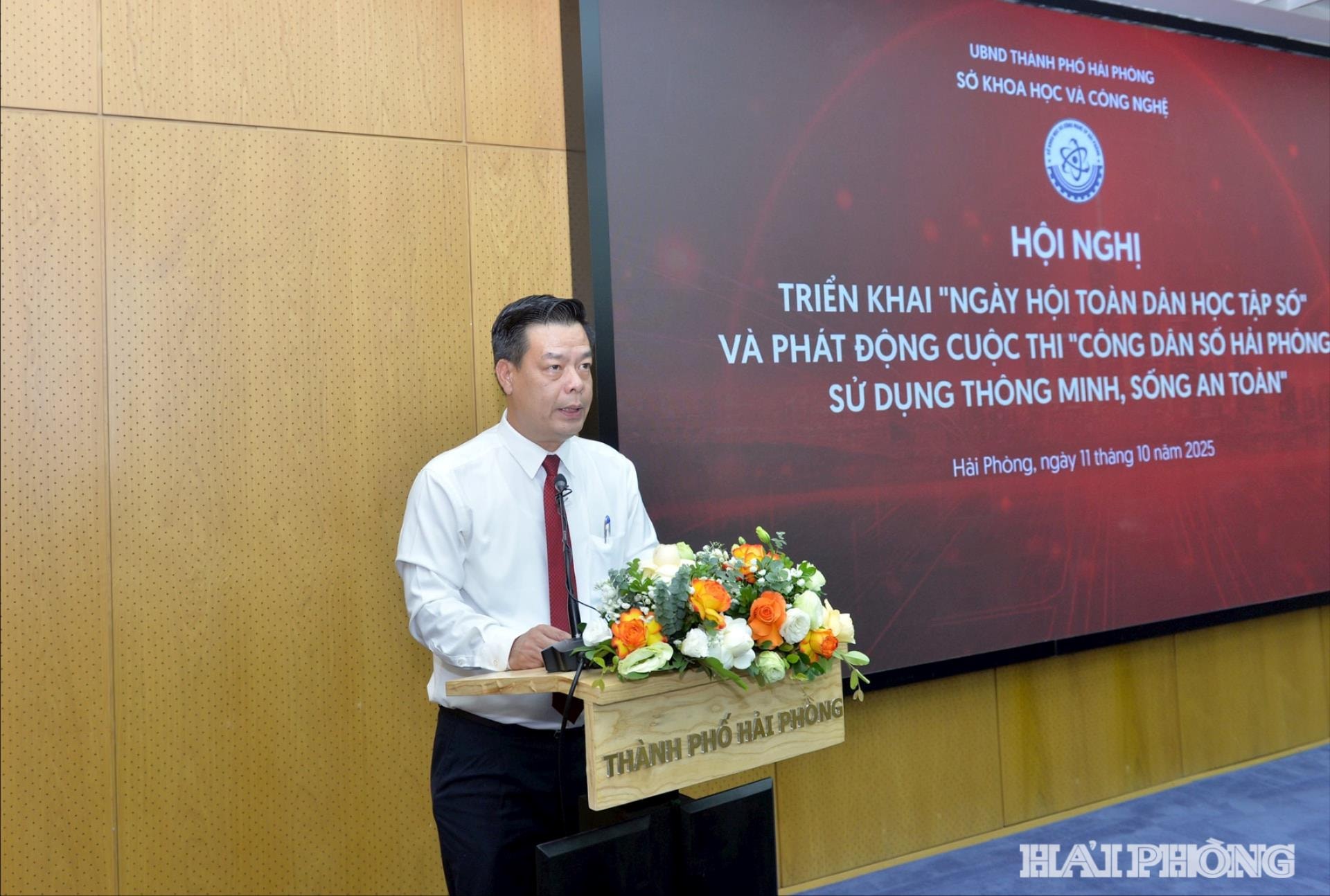 Đồng chí Phạm Văn Thép, Giám đốc Sở Khoa học và Công nghệ phát động cuộc thi