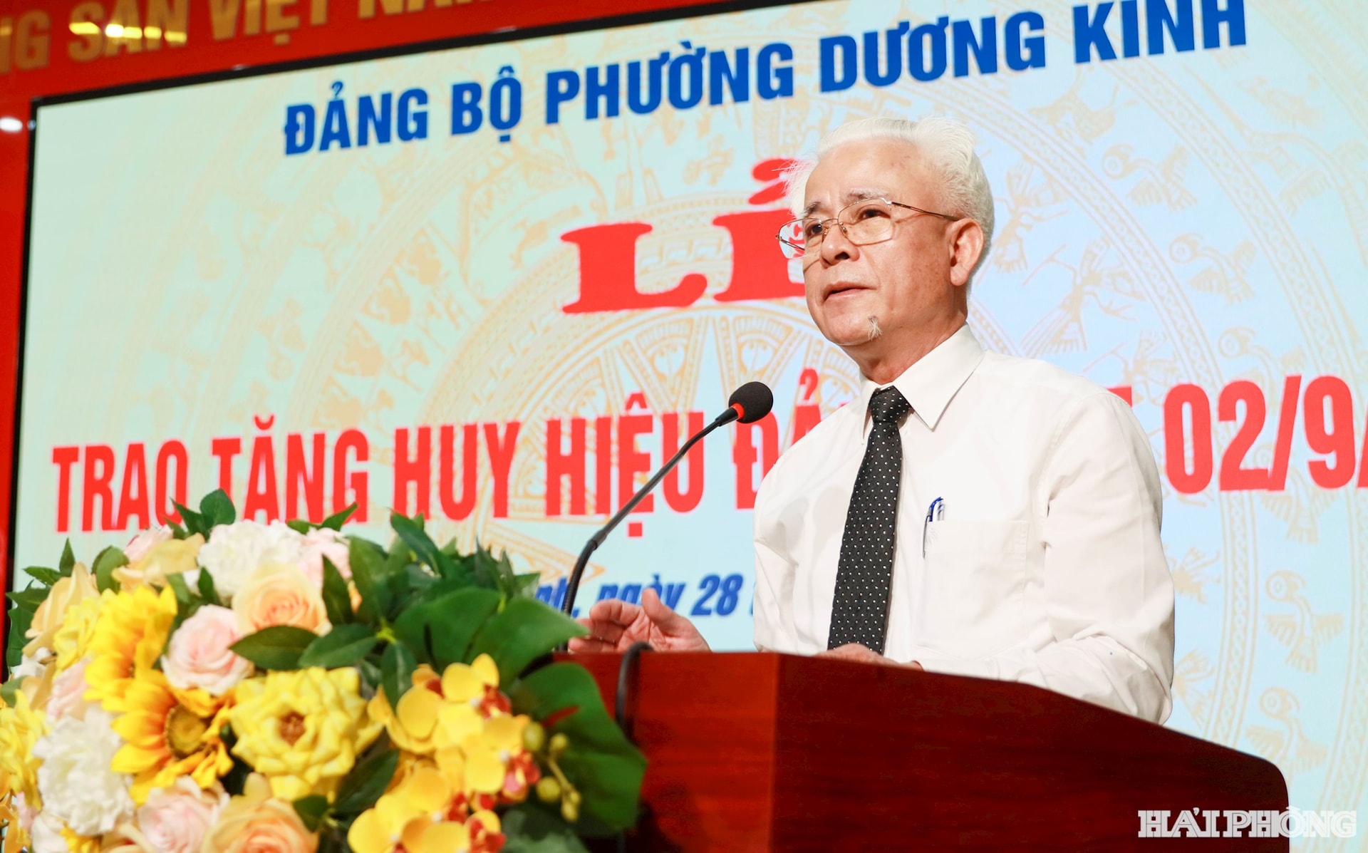 Đồng chí Nguyễn Đình Chuyến, Ủy viên Ban Thường vụ Thành ủy, Trưởng Ban Nội chính Thành ủy phát biểu