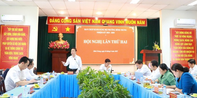 Đồng chí Đặng Minh Thông phát biểu chỉ đạo