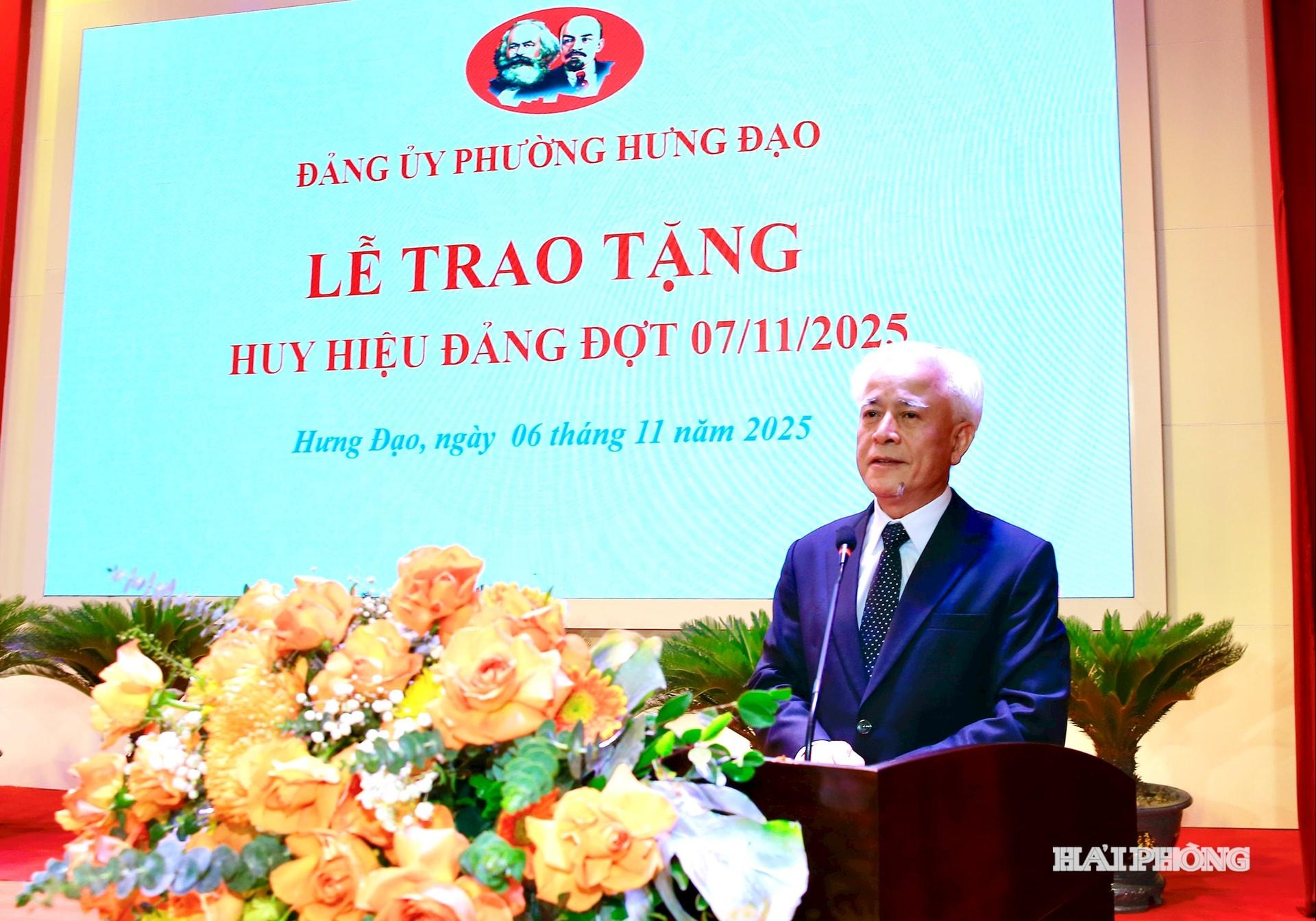 Đồng chí Nguyễn Đình Chuyến, Uỷ viên Ban Thường vụ Thành uỷ, Trưởng Ban Nội chính Thành uỷ phát biểu chỉ đạo hội nghị