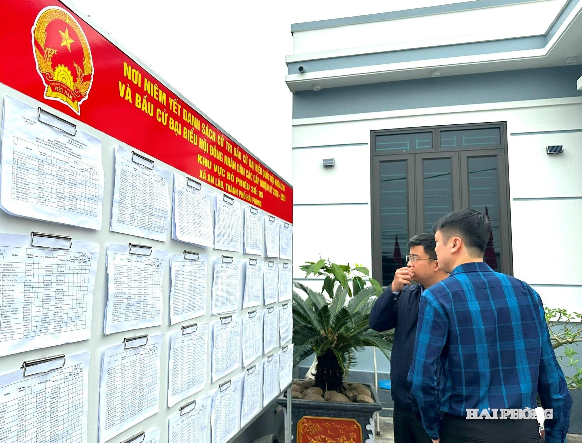 Danh sách cử tri, thẻ cử tri vẫn đang được các địa phương tiếp tục rà soát, bảo đảm quyền bầu cử của cử tri.