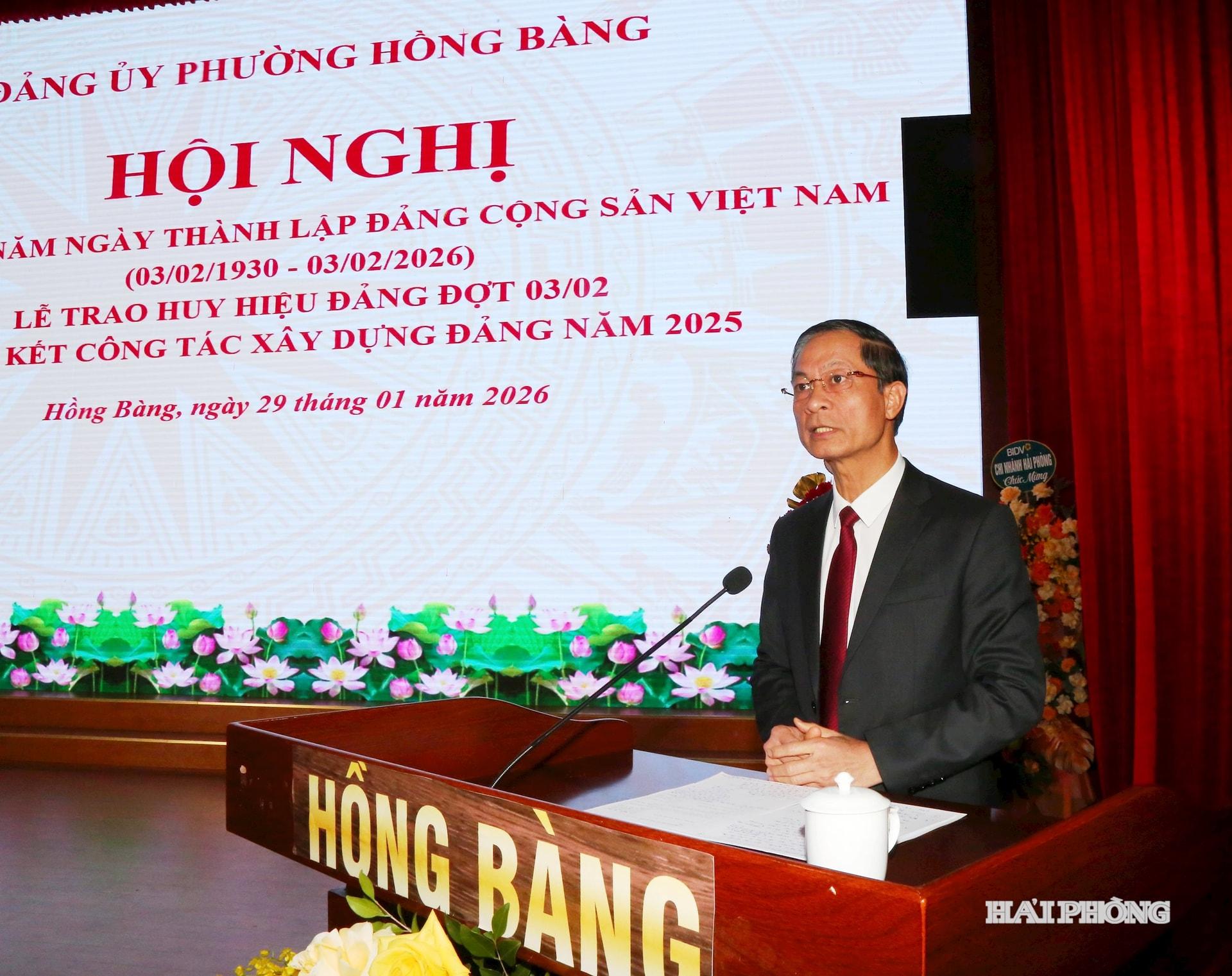 Đồng ch&iacute; Đỗ Mạnh Hiến, Ph&oacute; b&iacute; thư Thường trực Th&agrave;nh ủy ph&aacute;t biểu chỉ đạo