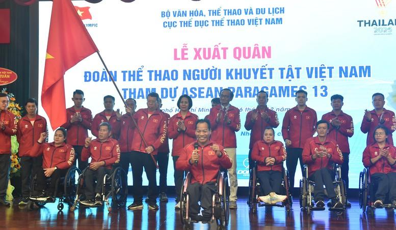 Lễ xuất quân của Đoàn Thể thao người khuyết tật Việt Nam tham dự ASEAN Para Games 13- Ảnh 5.