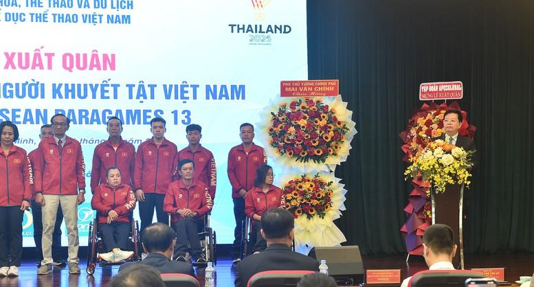 Lễ xuất quân của Đoàn Thể thao người khuyết tật Việt Nam tham dự ASEAN Para Games 13- Ảnh 2.
