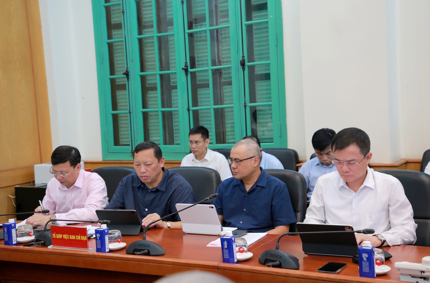 Các đại biểu dự buổi làm việc