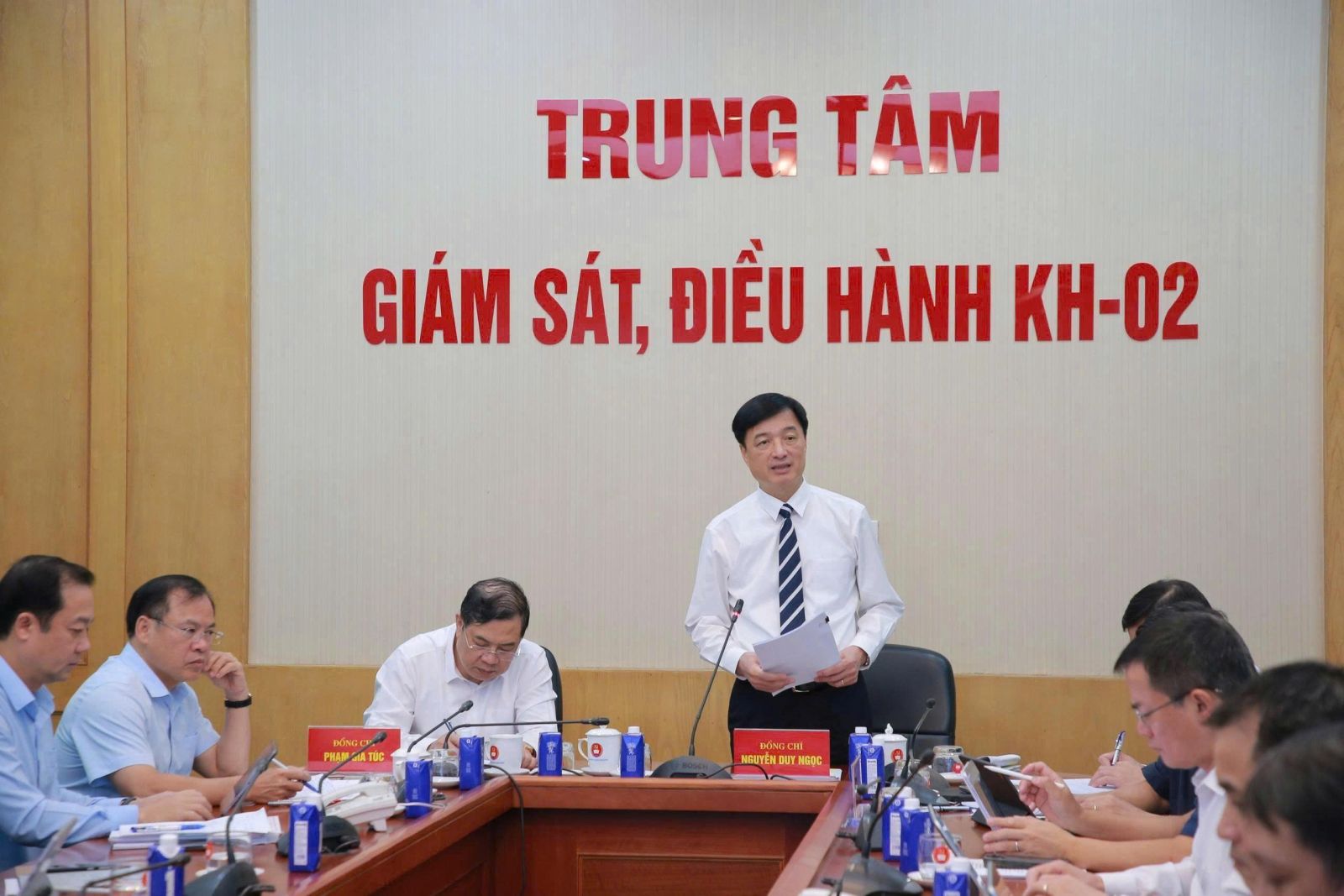 Đồng chí Nguyễn Duy Ngọc phát biểu chỉ đạo tại buổi làm việc