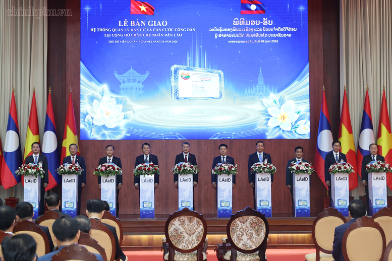 Việt Nam bàn giao hệ thống quản lý dân cư và căn cước công dân tại Lào- Ảnh 1.