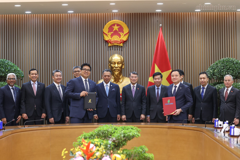 Thủ tướng Lê Minh Hưng tiếp Chủ tịch kiêm Tổng Giám đốc Tập đoàn Dầu khí quốc gia Malaysia- Ảnh 6.