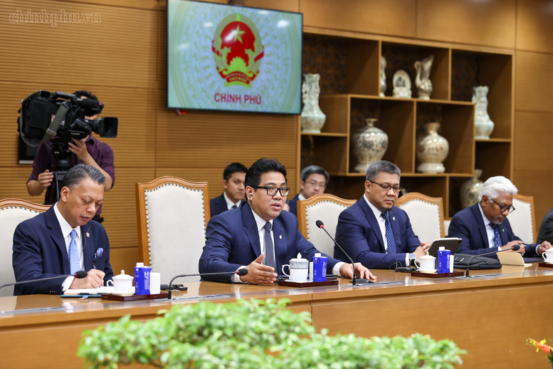 Thủ tướng Lê Minh Hưng tiếp Chủ tịch kiêm Tổng Giám đốc Tập đoàn Dầu khí quốc gia Malaysia- Ảnh 5.