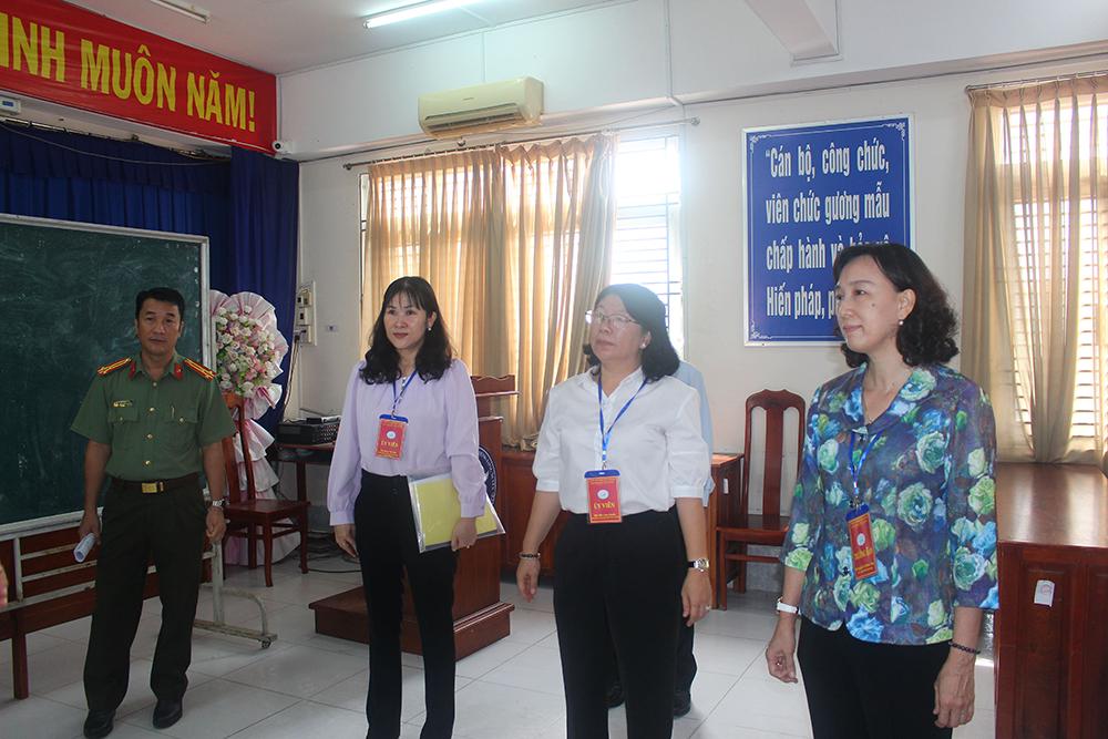 Kiểm tra công tác chuẩn bị Kỳ thi tuyển sinh lớp 10 và Kỳ thi tốt nghiệp THPT năm 2025