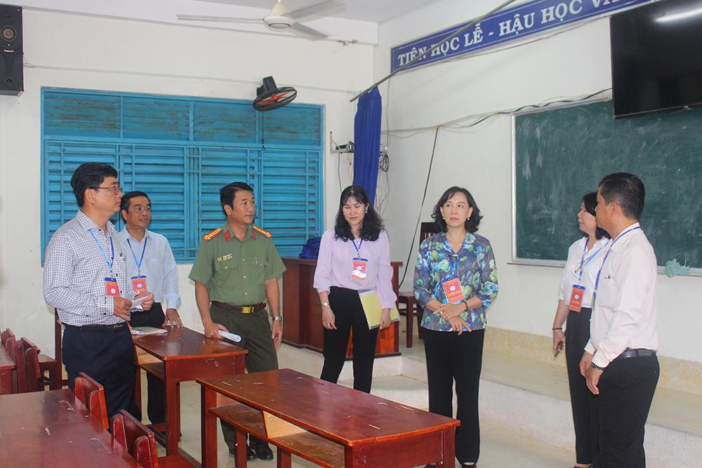 Kiểm tra công tác chuẩn bị Kỳ thi tuyển sinh lớp 10 và Kỳ thi tốt nghiệp THPT năm 2025