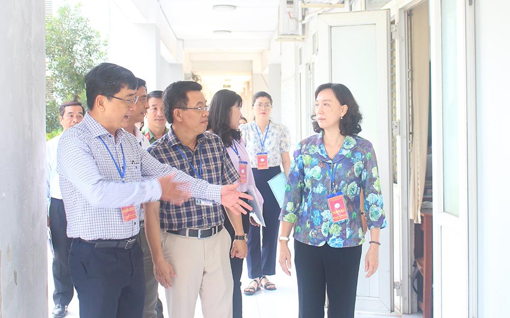 Kiểm tra công tác chuẩn bị Kỳ thi tuyển sinh lớp 10 và Kỳ thi tốt nghiệp THPT năm 2025