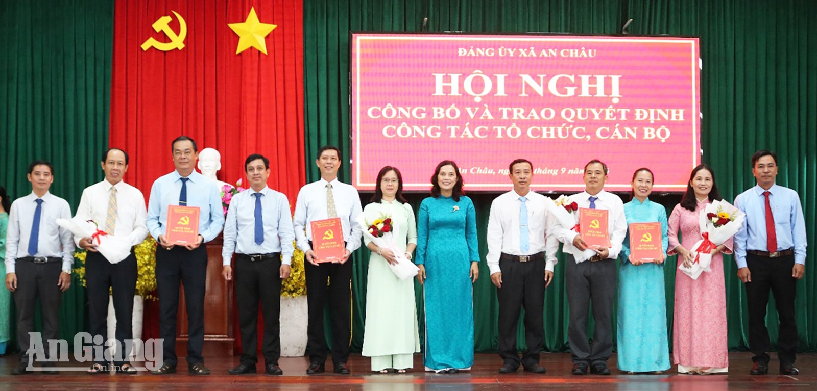 An Châu thành lập 9 chi bộ trực thuộc Đảng ủy xã