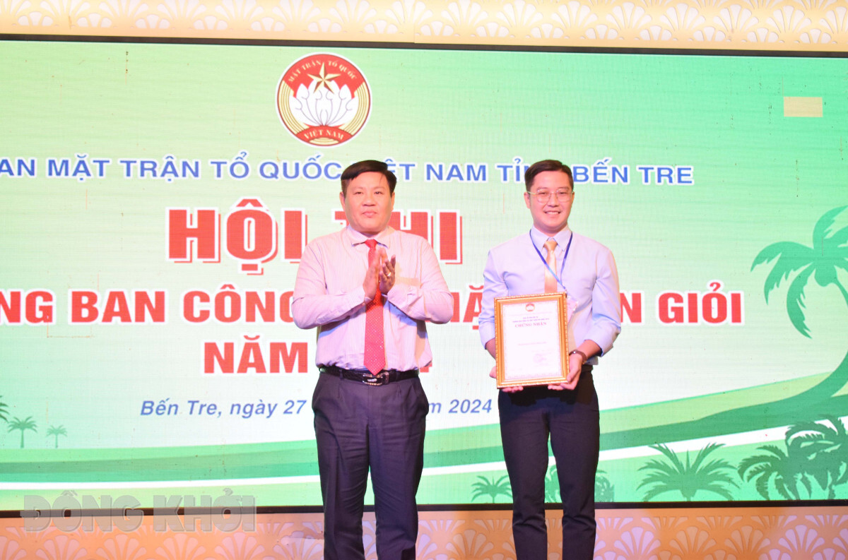 Hiệu quả từ hội thi cán bộ Mặt trận cơ sở giỏi