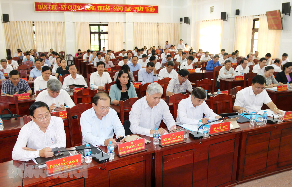 Bế mạc Hội nghị đột xuất Ban Chấp hành Đảng bộ tỉnh khóa XI