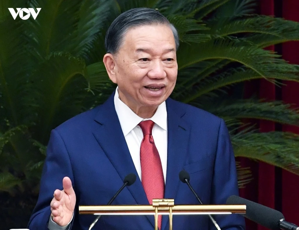 Tổng Bí thư, Chủ tịch nước Tô Lâm phát biểu bế mạc Hội nghị.