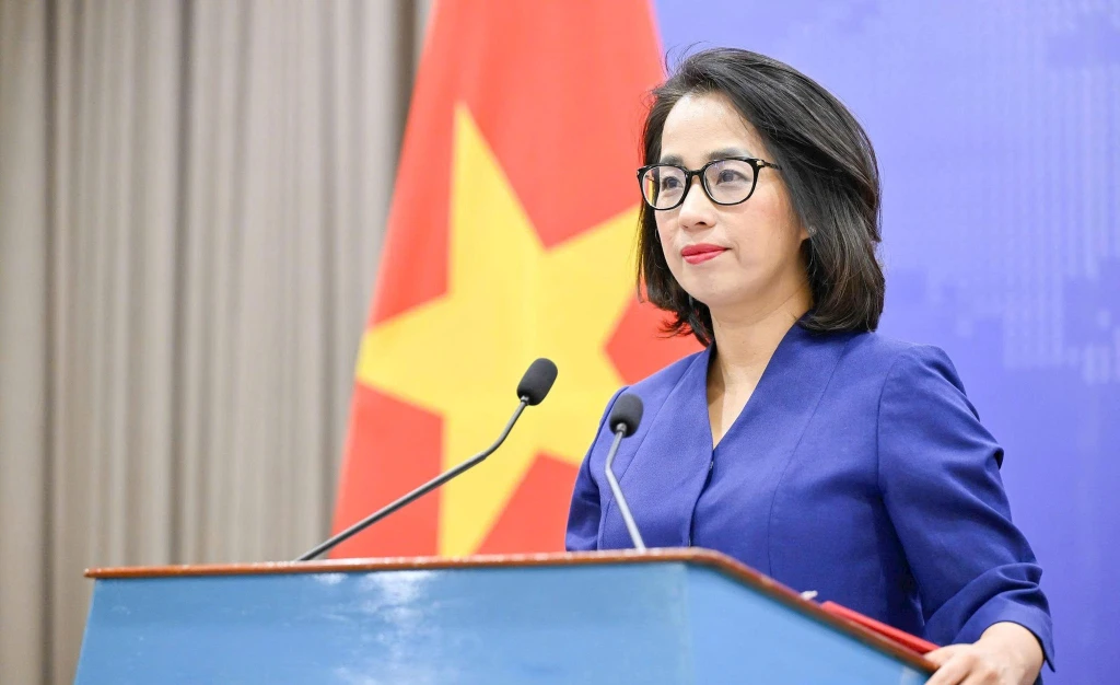 Người phát ngôn Bộ Ngoại giao Việt Nam Phạm Thu Hằng.