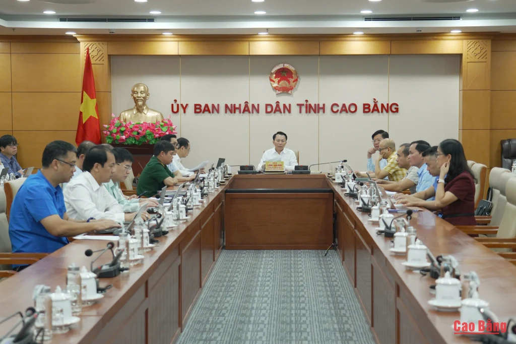 Các đại biểu dự hội nghị tại điểm cầu tỉnh.