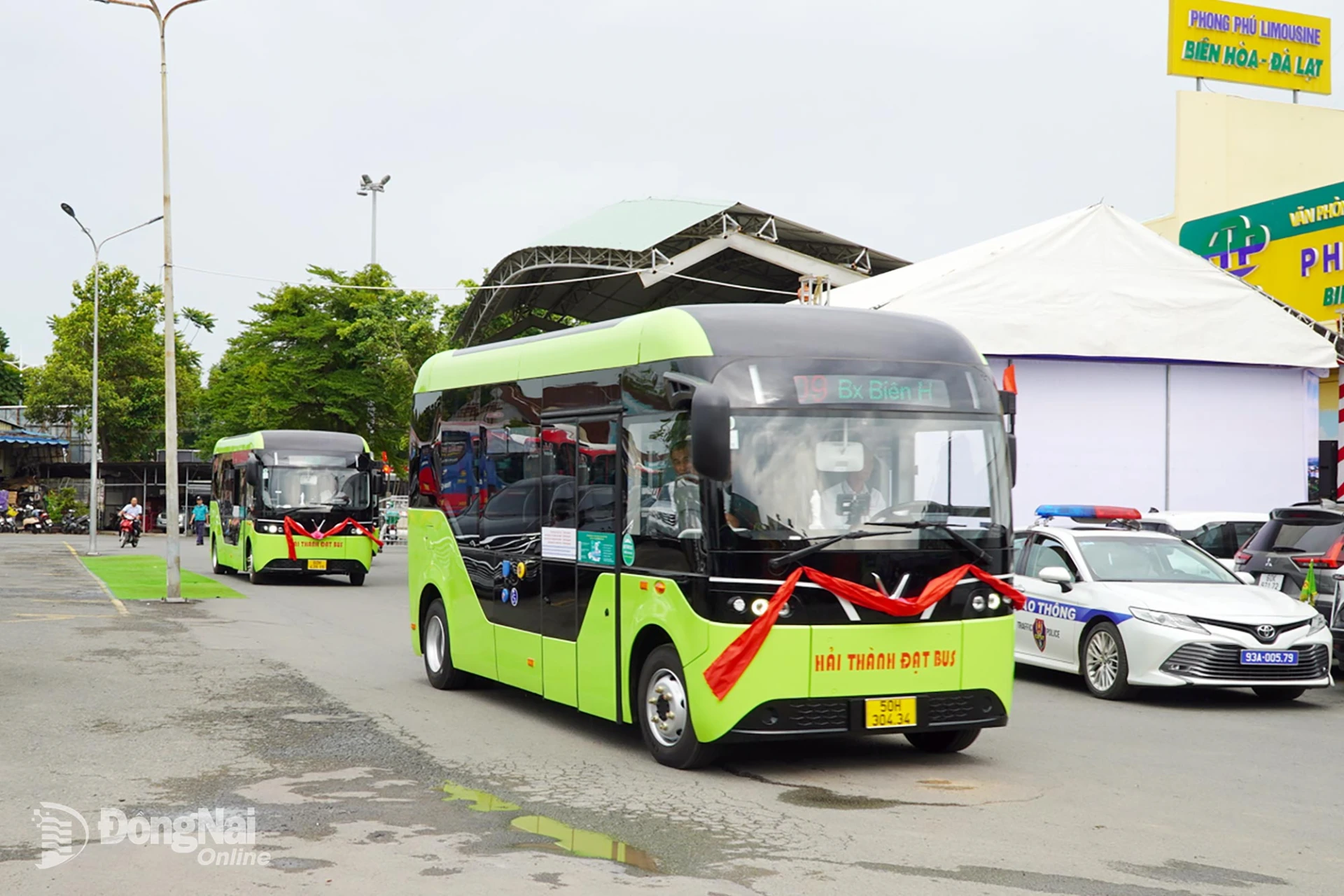Tuyến xe buýt điện số 9 (Bến xe Biên Hòa, phường Trấn Biên - Dốc Mơ 3, xã Thống Nhất) đã đưa vào hoạt động hơn 3 tháng nay, phục vụ nhu cầu đi lại của người dân. Ảnh: An Nhơn